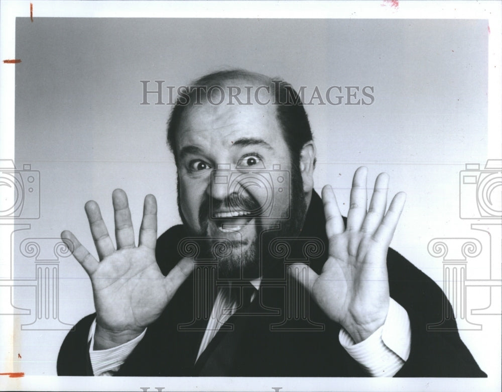 1985 Press Photo Dom DeLuise Comedian - RSH13773 - Historic Images