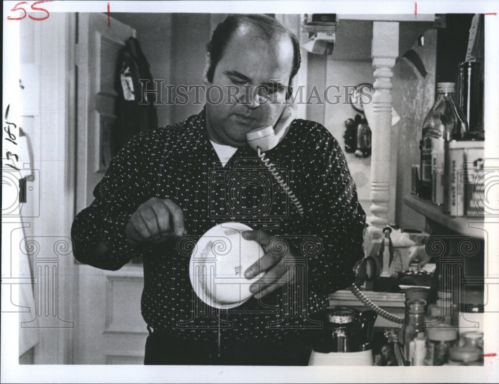 1983 Press Photo Dom DeLuise Actor Fatso - Historic Images