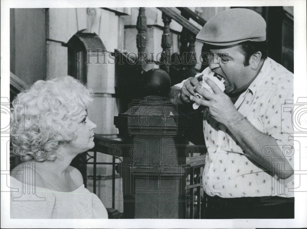 1982 Press Photo Candice Azzara And Dom DeLuise In ABC Television Movie Fatso - Historic Images