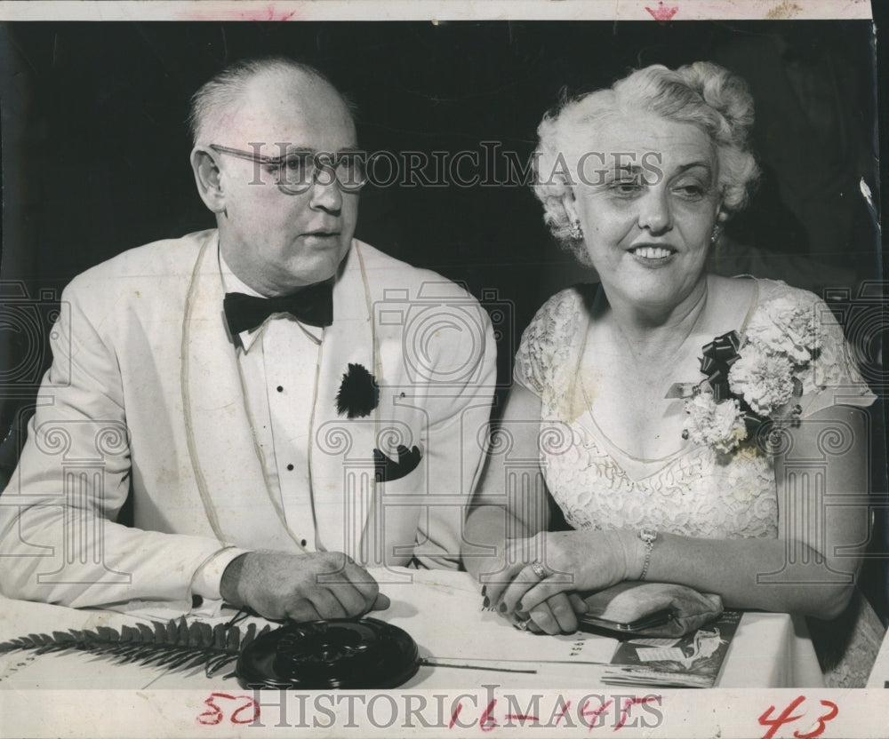 1965 Press Photo Mr. Mrs. Frank M. Harris - Historic Images