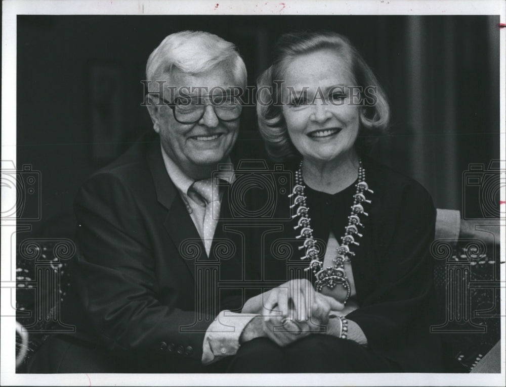 1982 Press Photo Entertainment couple Peter Lind Hayes and Mary Healy - Historic Images