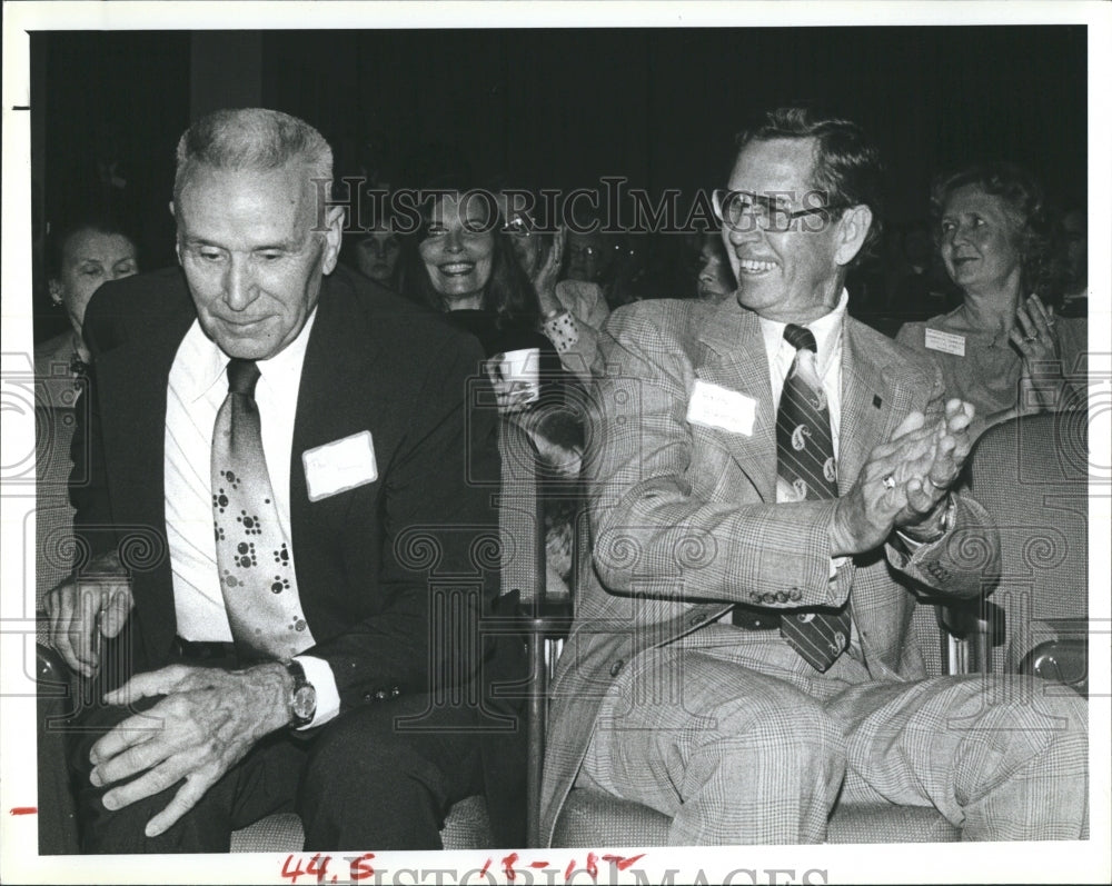 1980 Press Photo W. Paul Harris, left and Herbert Blanton Jr. - RSH14215 - Historic Images