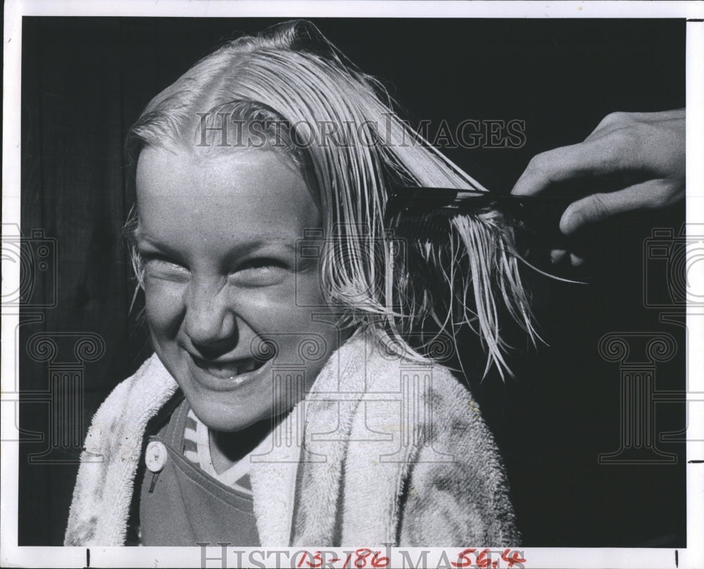 1980 Press Photo Child Hair - RSH14575 - Historic Images