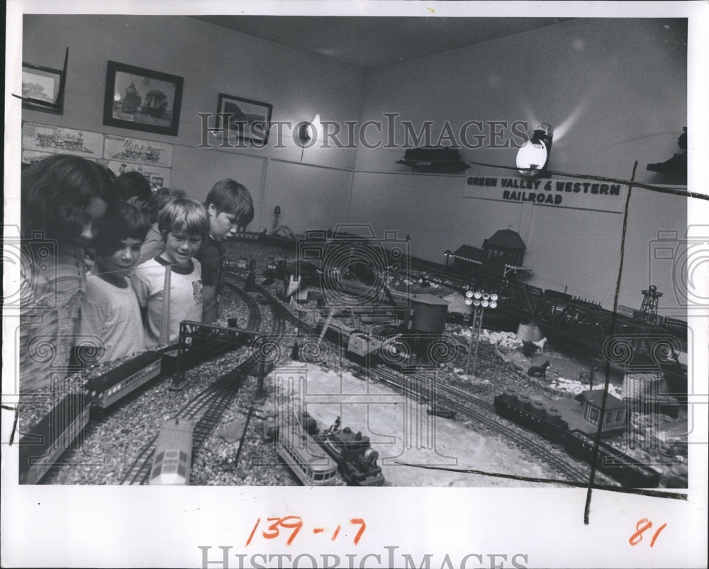 1978 Press Photo Haas Museum Train Model - RSH14677 - Historic Images