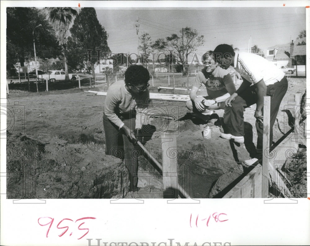 1986 Press Photo Habitat Humanity St. Petersburg - Historic Images