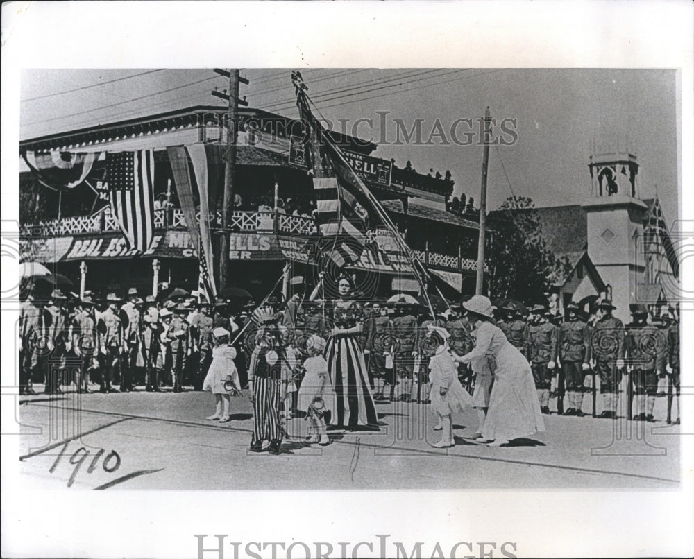 1984 Press 1910 Washington Birthday Parade-Historic Images