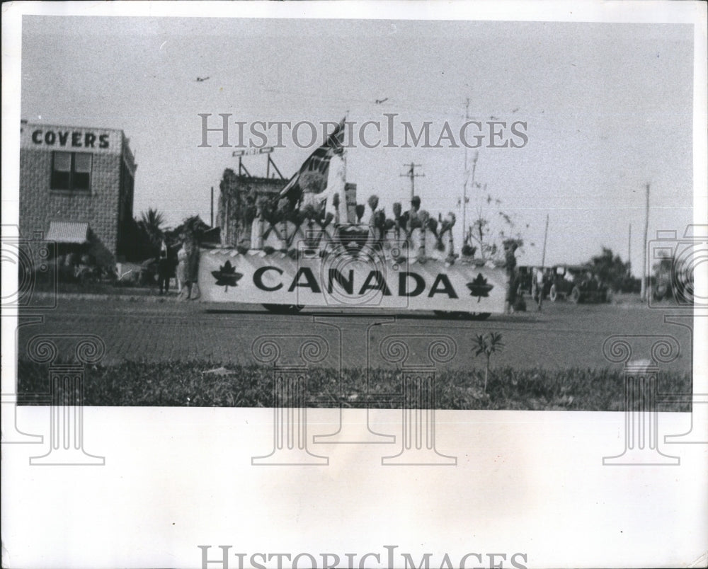 1973 Press Photo Canada's Float In 1922 Festival Of States - RSH14859 - Historic Images