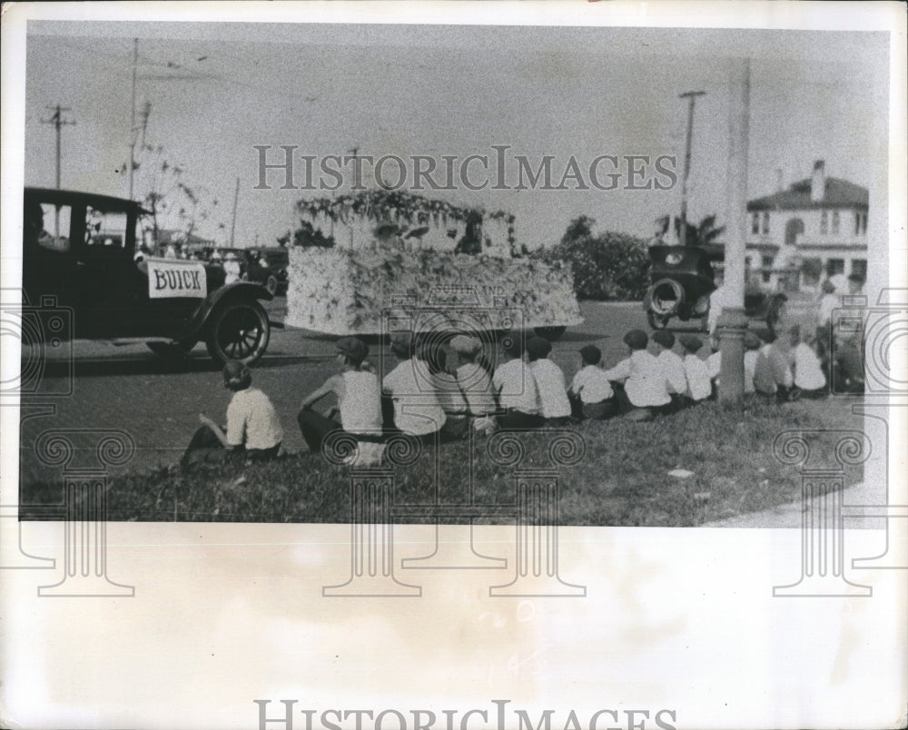 1973 Press Copy Photo 1922 Festival of State Parade - Historic Images