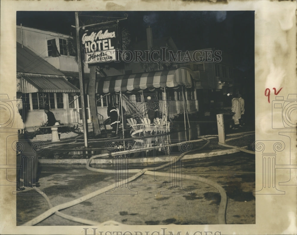 1964 St. Petersburg Firemen at Gulf Palms Hotel.-Historic Images