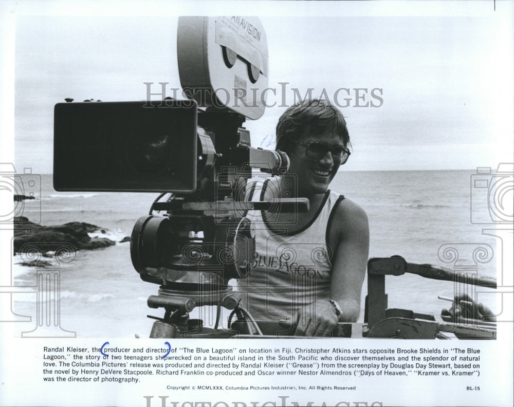 1980 Press Photo Filming The Blue Lagoon in Fiji - RSH15341 - Historic Images