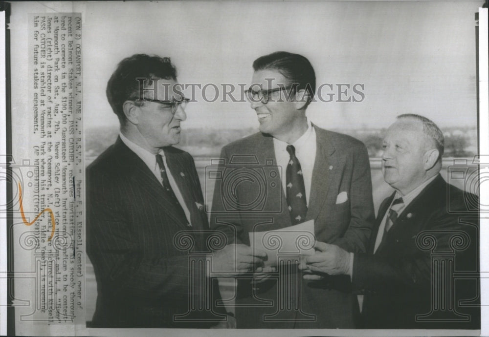 1971 Peter Kissell Horse Owner Pass Catcher Reeve Schley Jimmy Jones-Historic Images