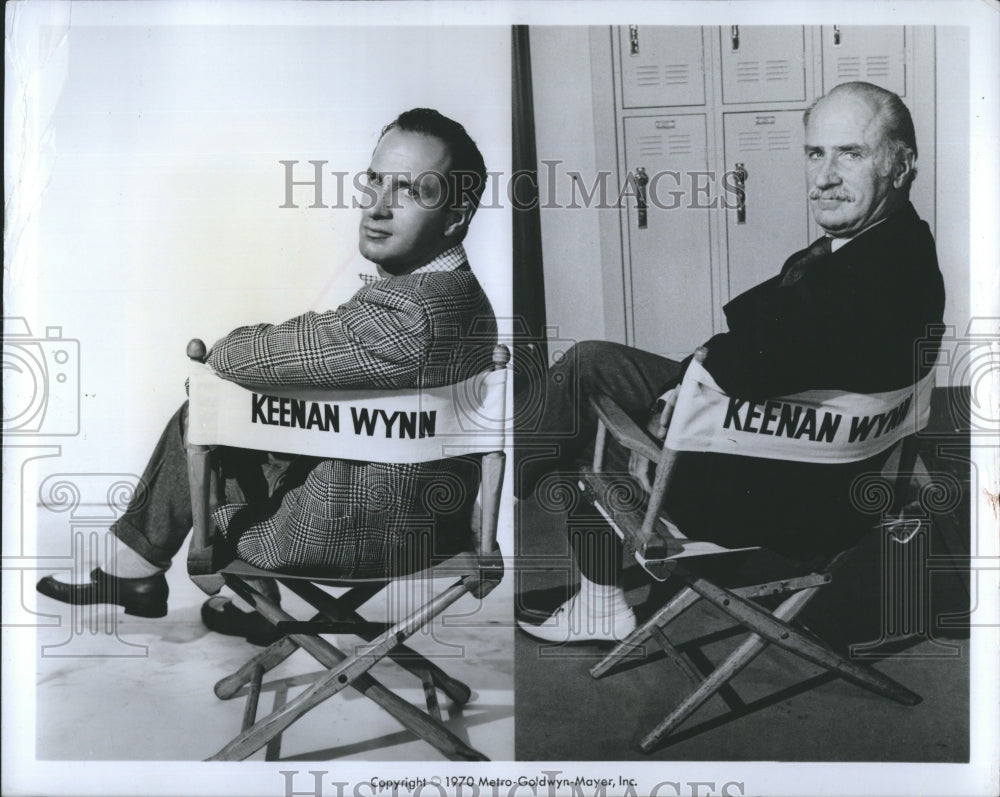 1970 Press Photo Actor Keenan Wynne in 1942 Film Chair - Historic Images