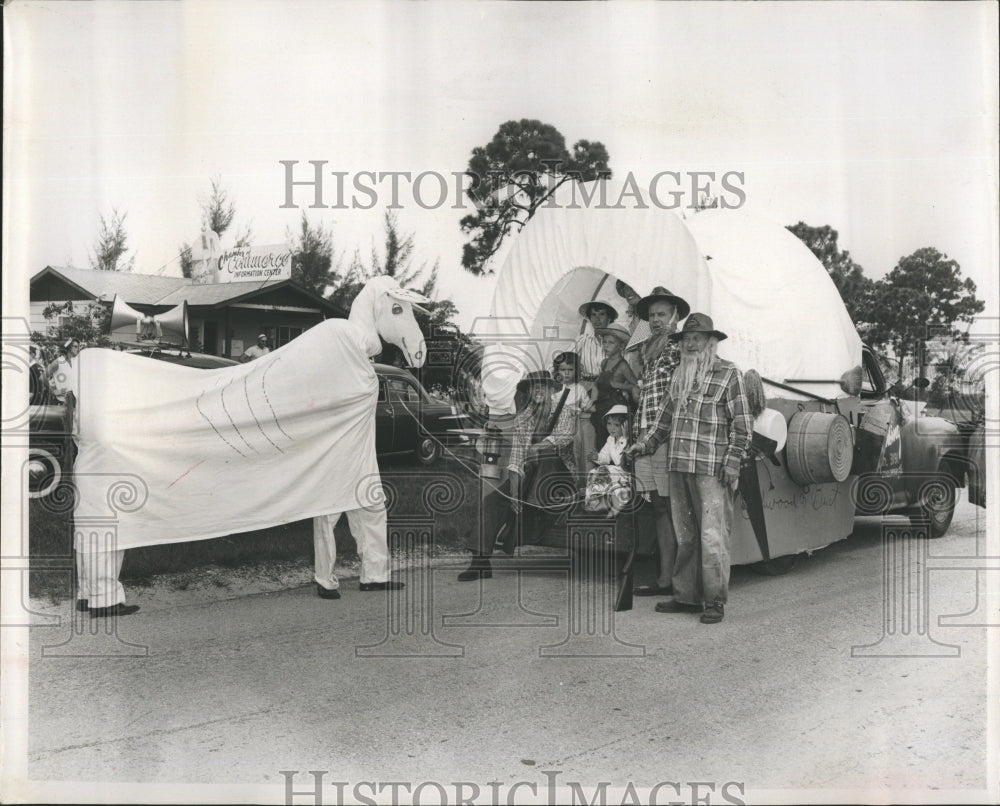 1958 Press Photo Jew Parade. - RSH15503 - Historic Images