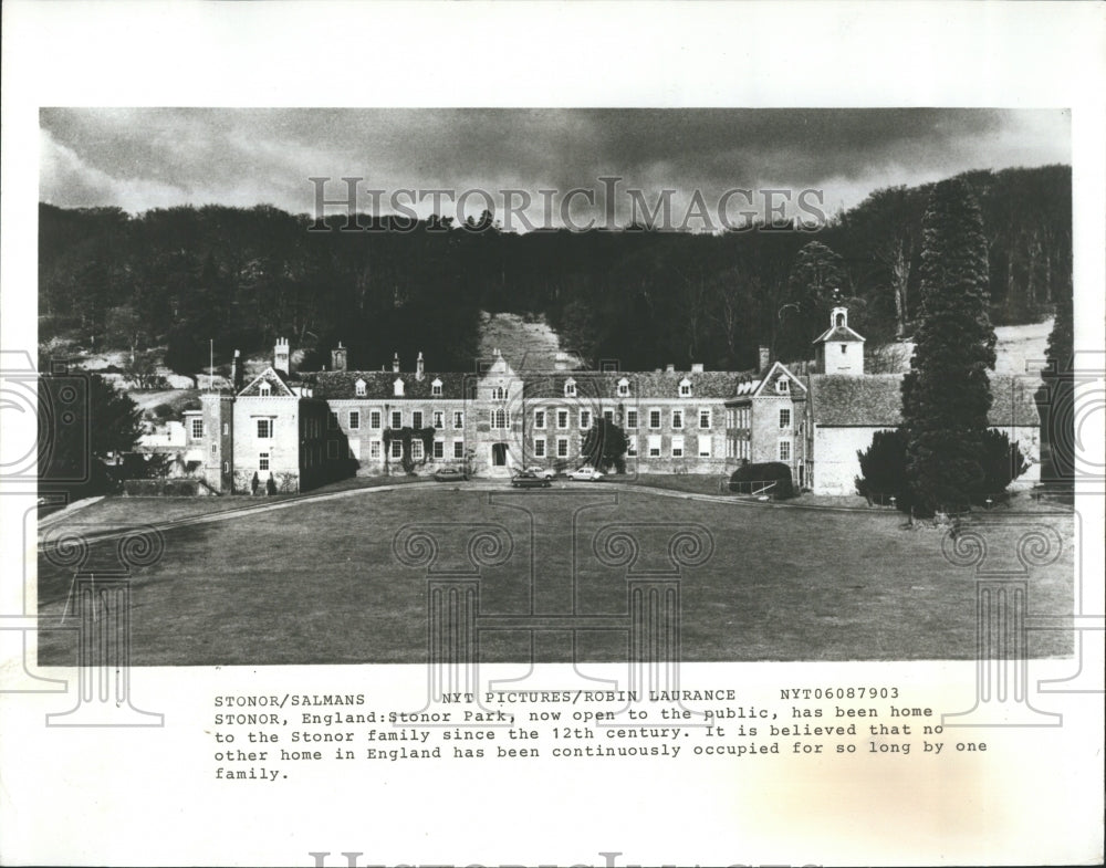 1978 Press Photo Stonor Park in England - Historic Images