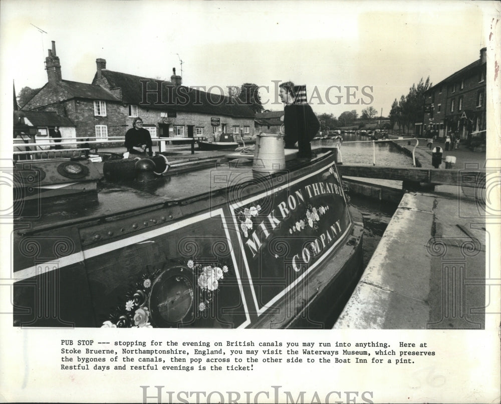 1979 Press Photo Canal Boat Headed for Stratford-on-Avon, England - RSH15773 - Historic Images