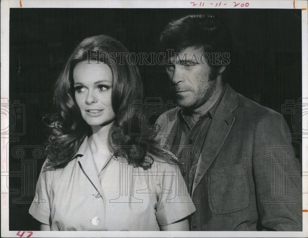 1971 Press Photo Lynda Day George Christopher Mission Impossible Actors - Historic Images