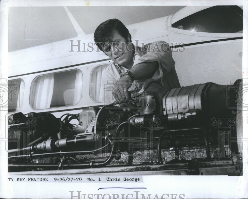 1970 Press Photo Christopher George Actor - RSH15975 - Historic Images