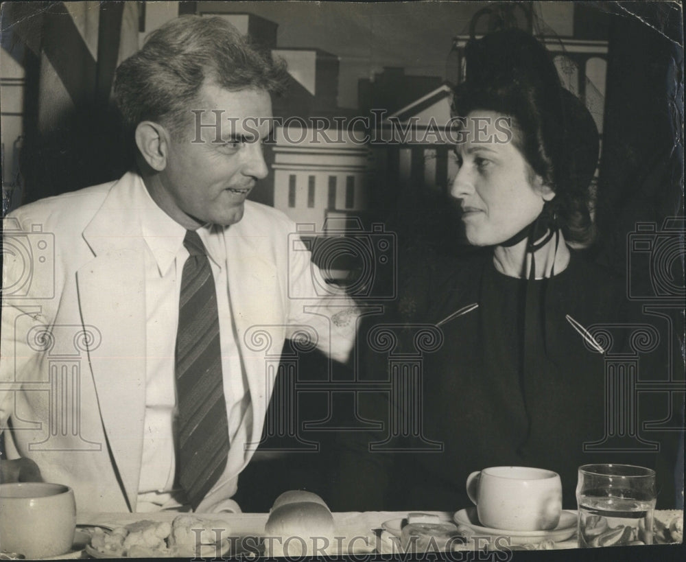 Press Photo Florida Senator Politician Spessard L. Holland &amp; Wife U.S Government - Historic Images