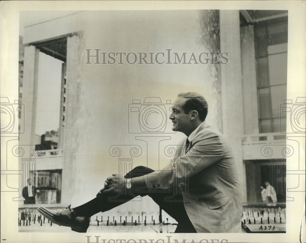 1967 Press Photo Pianist Lorin Hollander Musician Classical Profile Shot B&W - Historic Images