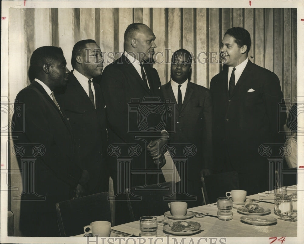 1963 Press Photo Dean Thomas M. Jenkins, James Reid Jr., Wiillaim Hill - Historic Images