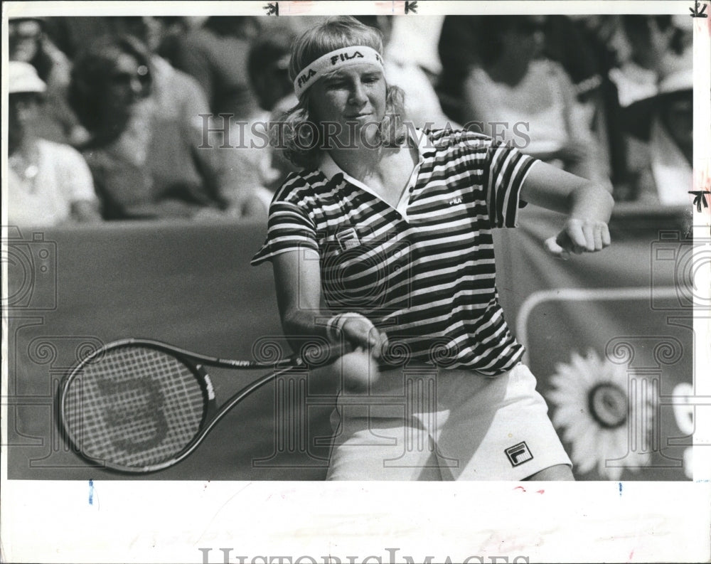 1982 Press Photo Andrea Jaeger, 17 year old tennis player - Historic Images