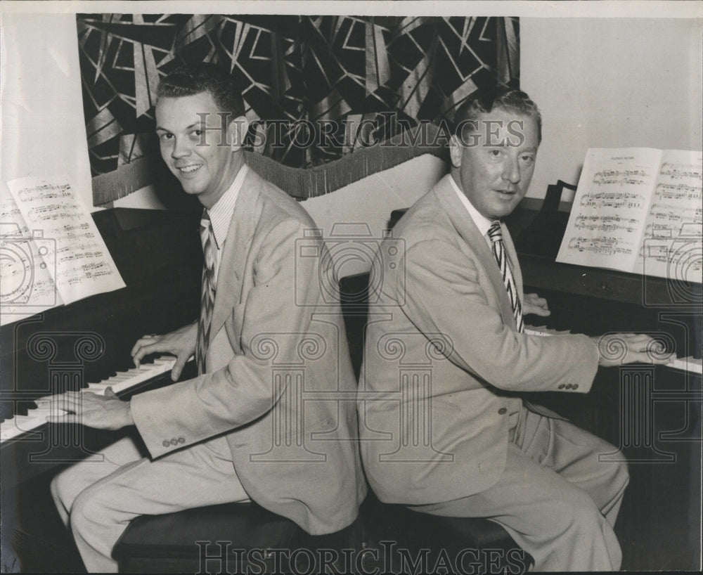 1948 Press Photo Louis Hollingsworth, Tony Robinson - Historic Images