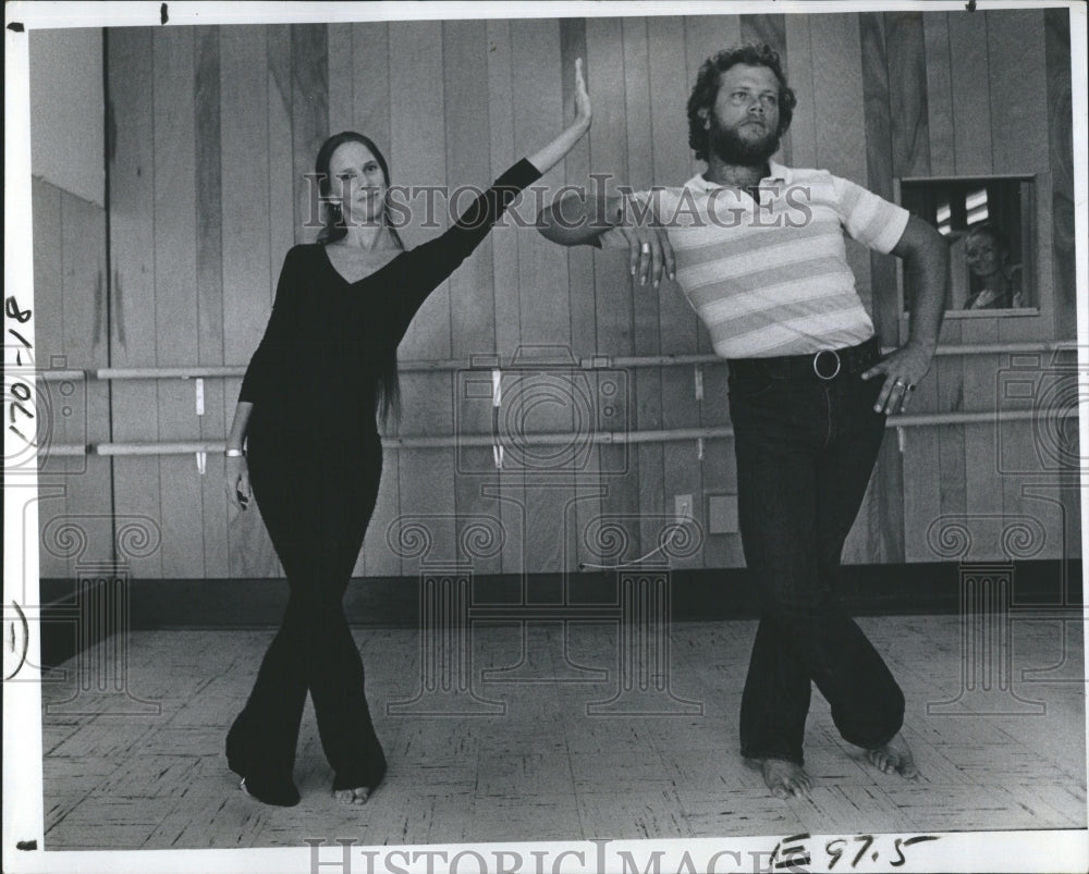 1978 Press Photo Ed Jamison & Wife Judi are both Mimes - RSH16517 - Historic Images