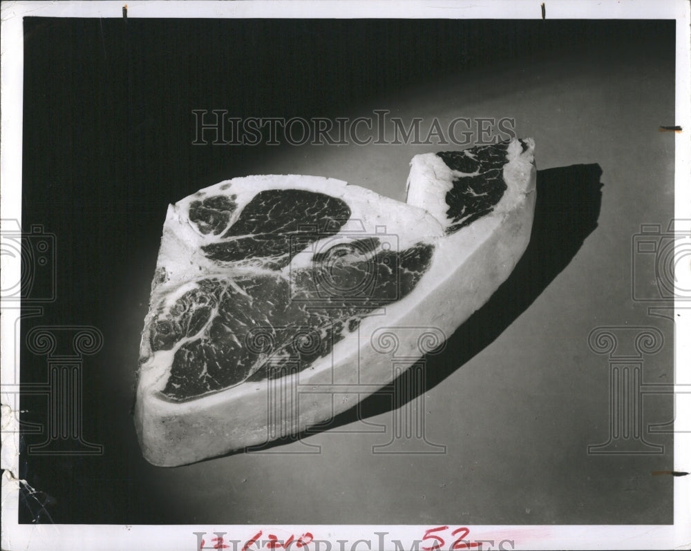 1986 Press Photo Porterhouse steak - Historic Images