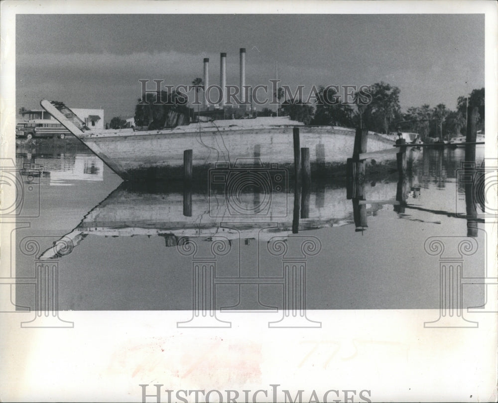 1975 Press Photo Florida Power&#39;s Generating Plant. - Historic Images