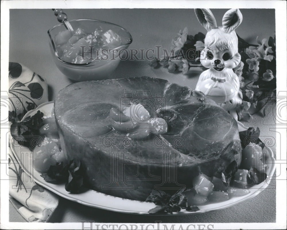 1981 Press Photo Baked ham - Historic Images