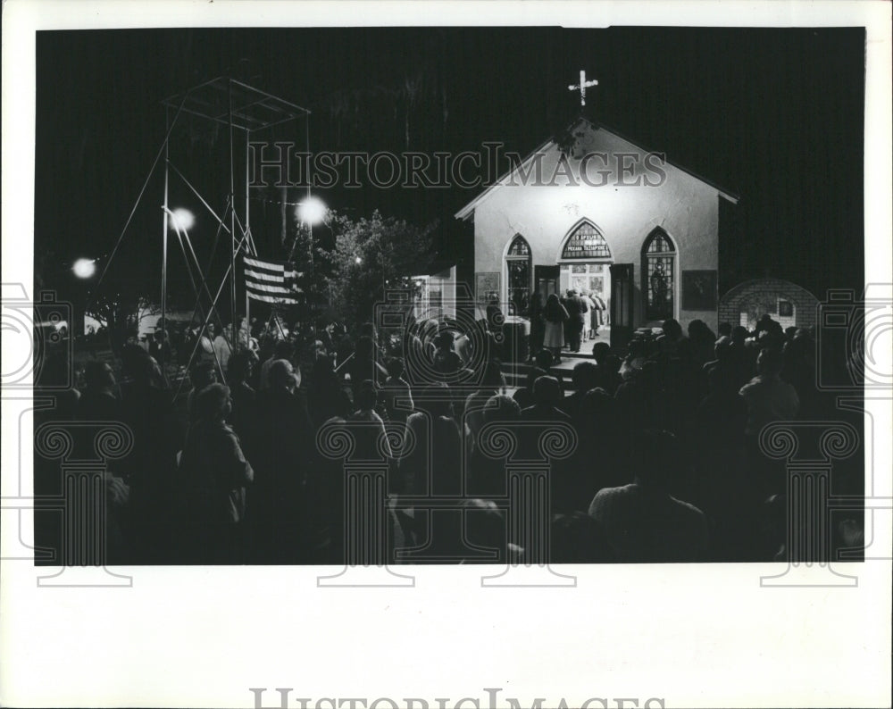 1980 Press Photo Shrine of St. Michael - Historic Images