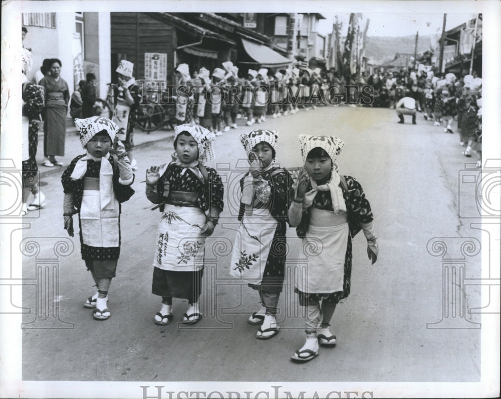 1969 Japanese Children Prepare for World's Fair-Historic Images