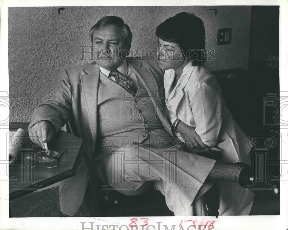 1980 Press Photo Oliver and Joann McEachern. - Historic Images