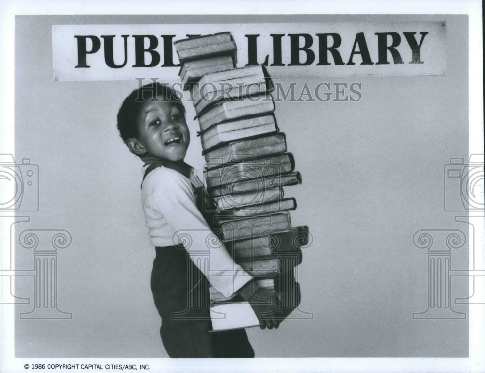 1986 Press Photo Emamanuel Lewis - RSH17301 - Historic Images