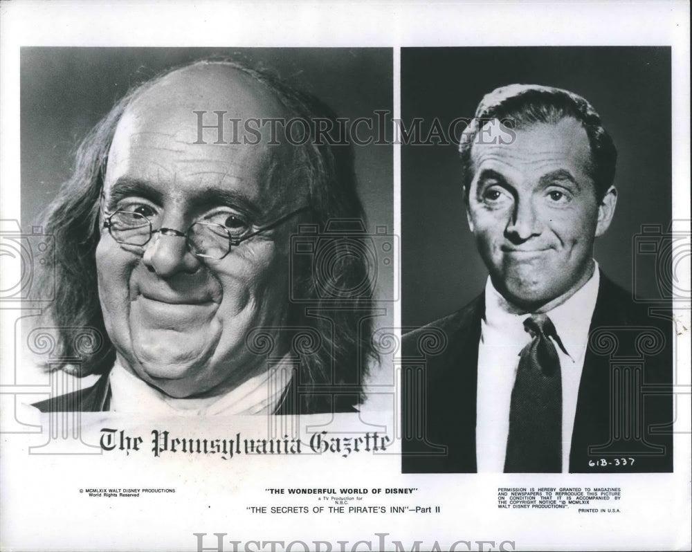 1970 Press Photo Fredd Wayne Actor The Secrets Of The Pirates Inn Part II - Historic Images