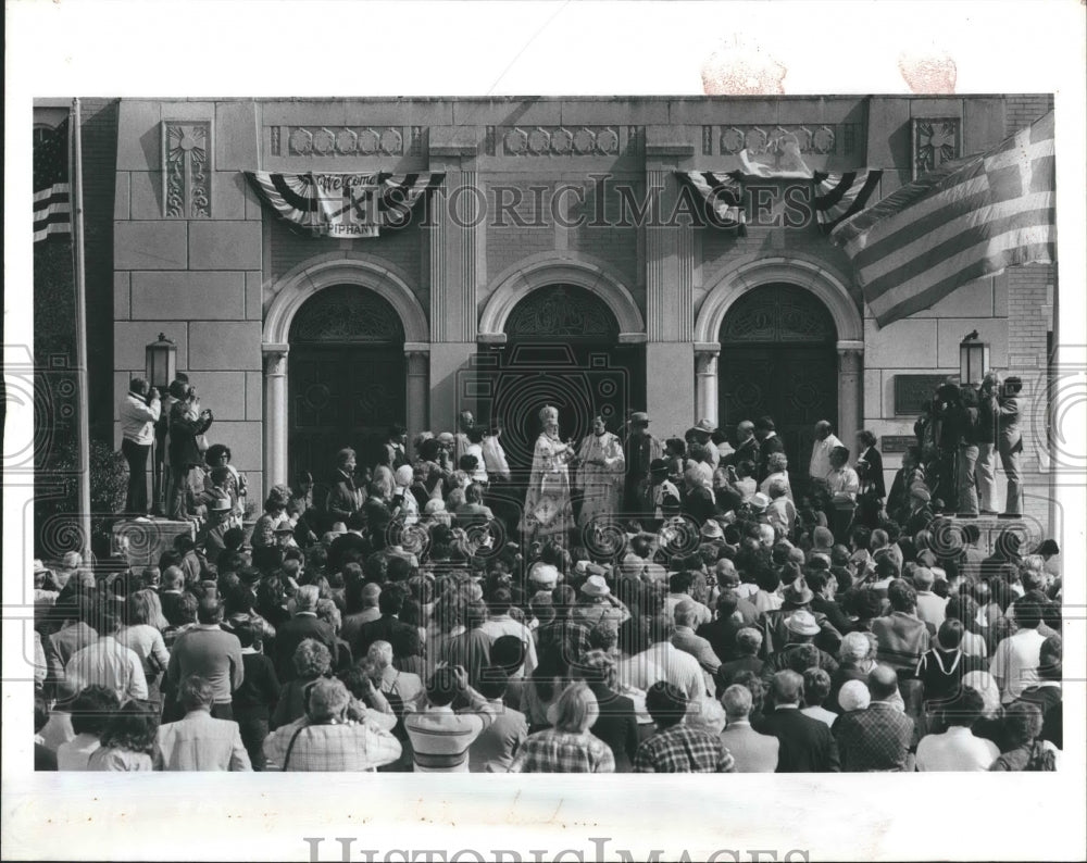 1981 Press Photo Epiphany Tarpon Springs Annual Celebration - RSH17537 - Historic Images