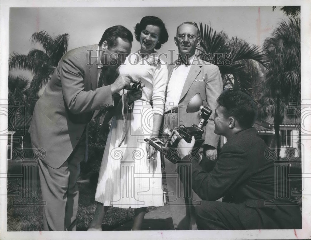 1957 Press Photo John Howard Actor DR HUDSON&#39;S SECRET JOURNAL Dave Wescott - Historic Images