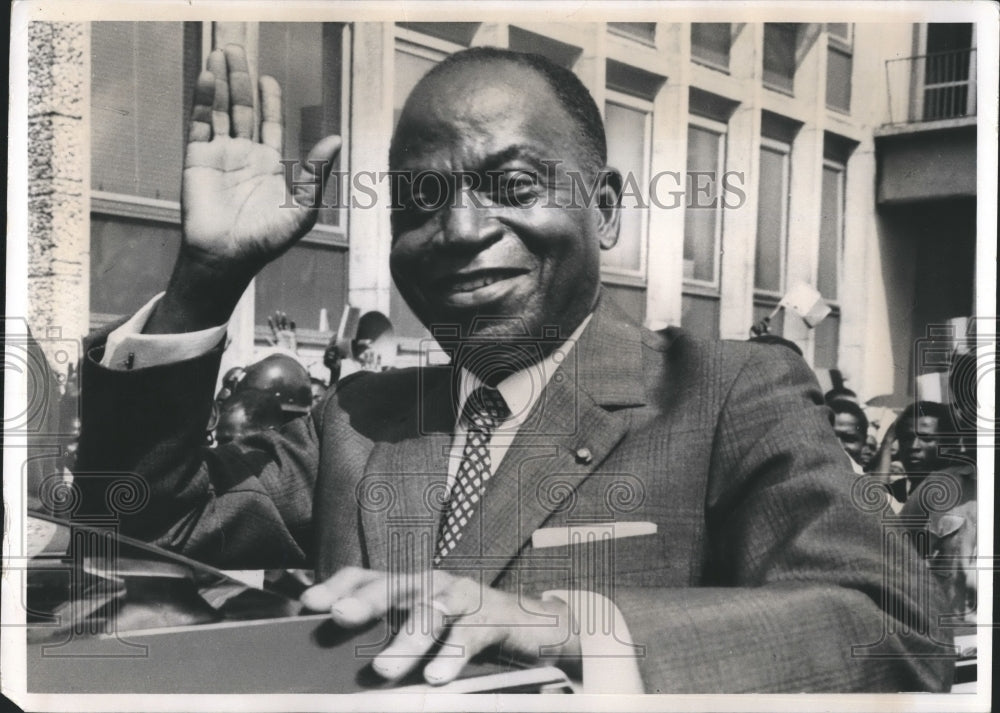 1972 Press Photo Felix Houphouet-Boigny President of Ivory Coast - RSH17895 - Historic Images