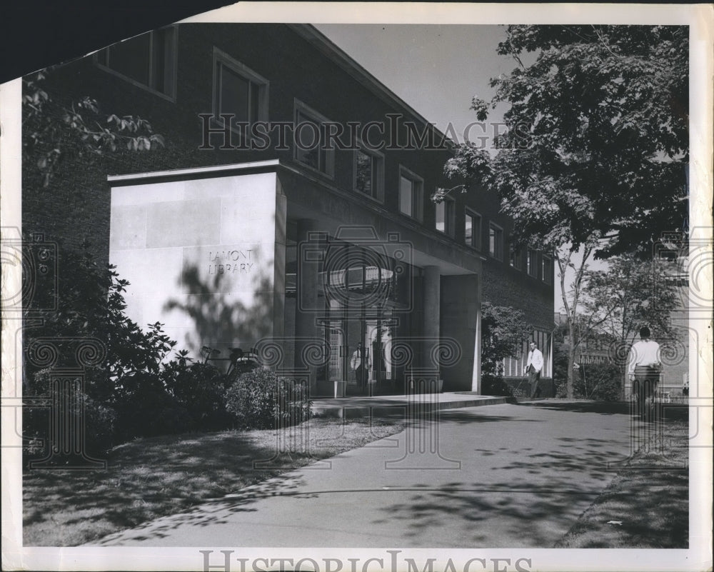 1964 Press Photo  Lamont Library at Harvard - Historic Images