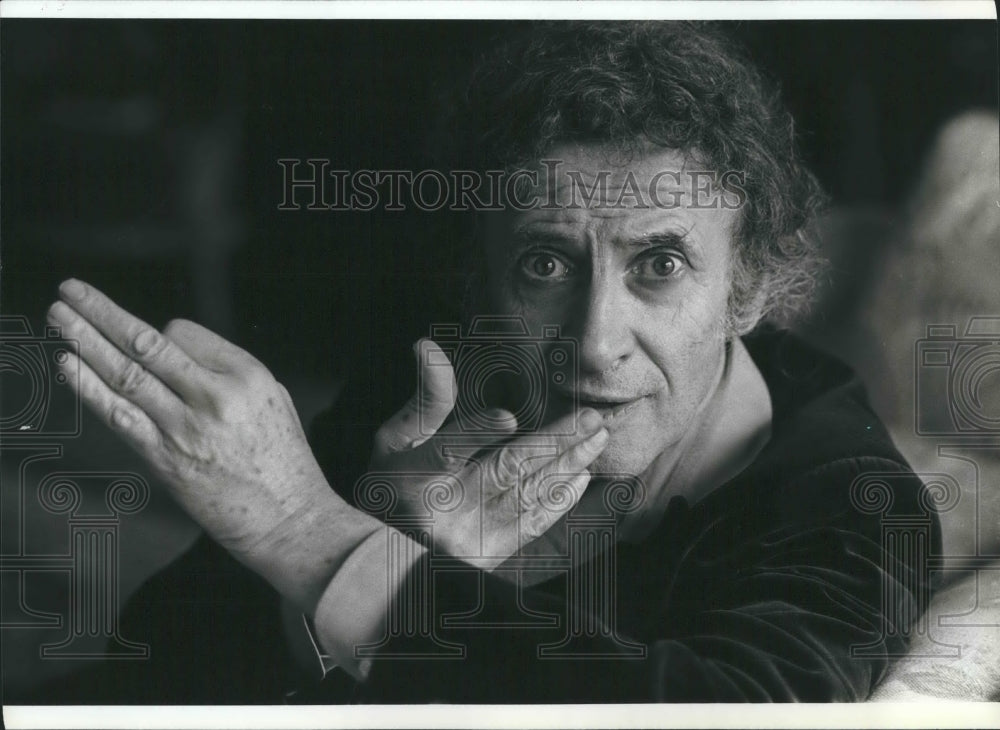1988 Press Photo Marcel Marceau french mime - Historic Images