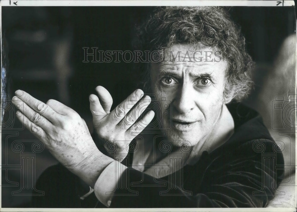 1989 Press Photo Marcel Marceau french mime - Historic Images