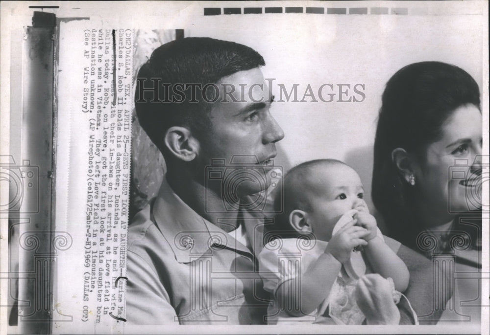 1969 Press Photo Former Pres. Johnson's Granddaughter, Lucinda - Historic Images