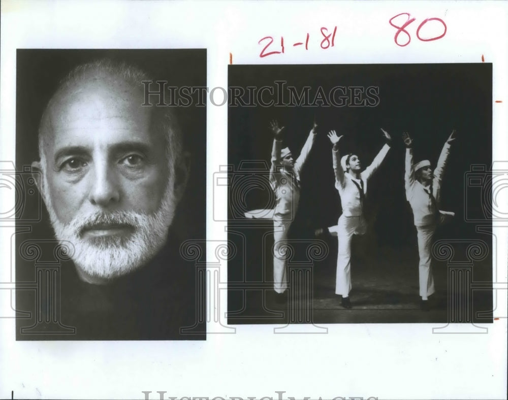 1986 Press Photo Jerome Robbins famous choreographer. - Historic Images