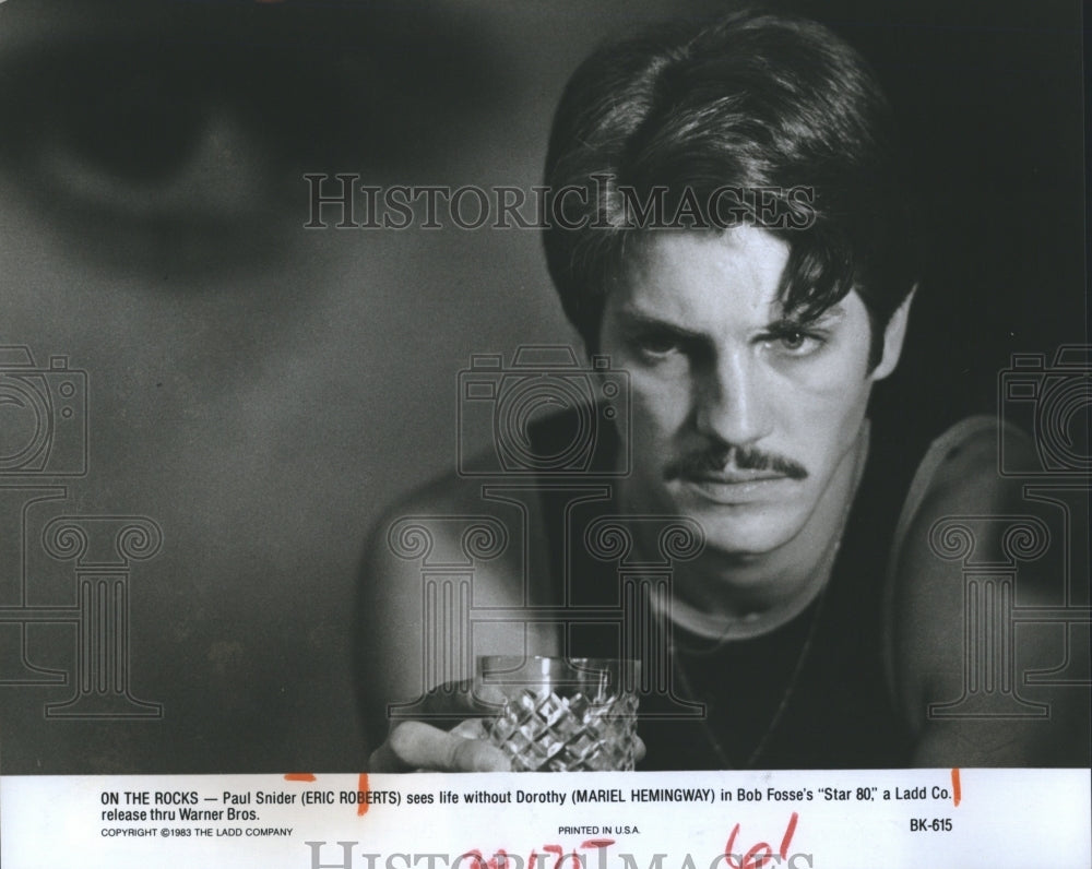 1984 Press Photo Actor Eric Roberts - Historic Images