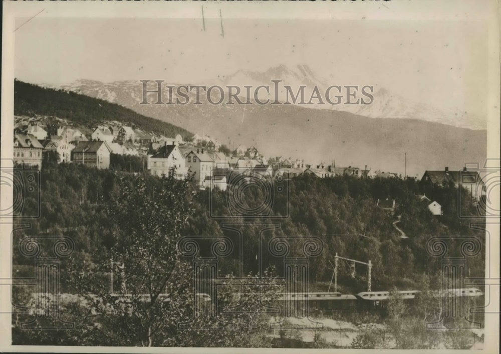 1940 Press Photo Narvik, Norway - Historic Images