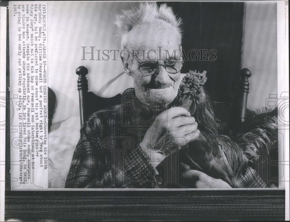 1965 Press Photo William Paersall 100 - RSH19009 - Historic Images