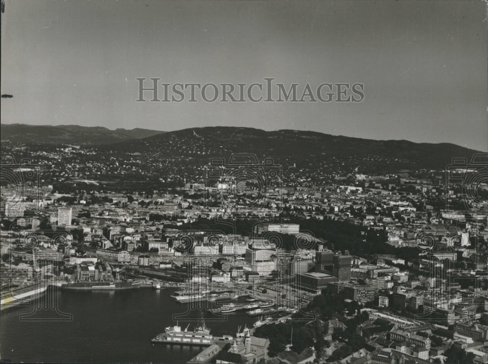 1984 Press Photo View of Oslo, Capital City of Norway the land of Midnight Sun. - Historic Images
