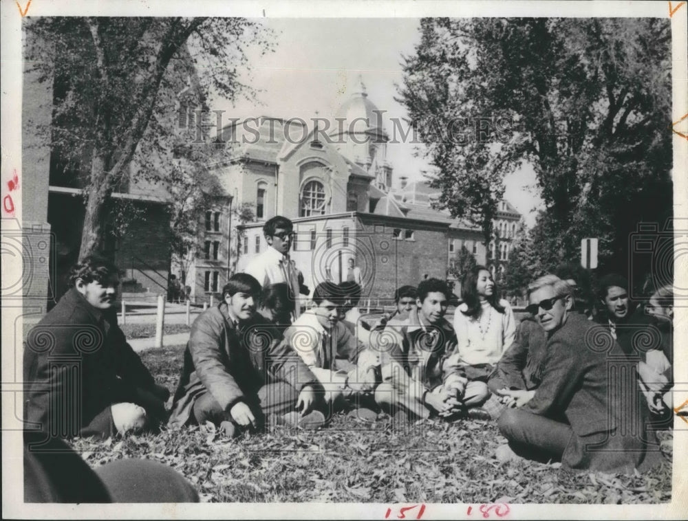 Press Photo Notre Dame University - RSH19145 - Historic Images