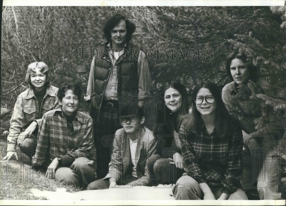 1979 Press Photo Sarah Doll, Joan Nice, Dan Whipple Will Murphy - Historic Images