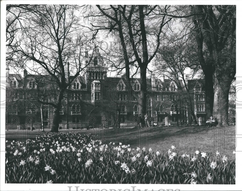 1987 Press Photo Oxford University - Historic Images